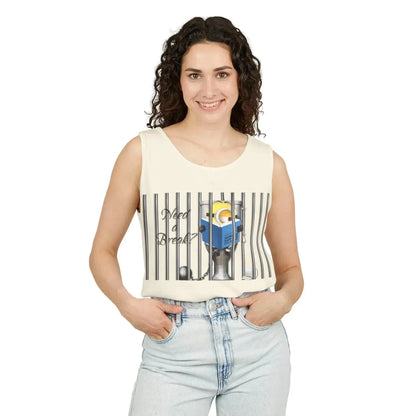 Minion In The Jail Unisex Garment-Dyed Tank Top - Vkamian