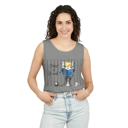 Minion In The Jail Unisex Garment-Dyed Tank Top - Vkamian