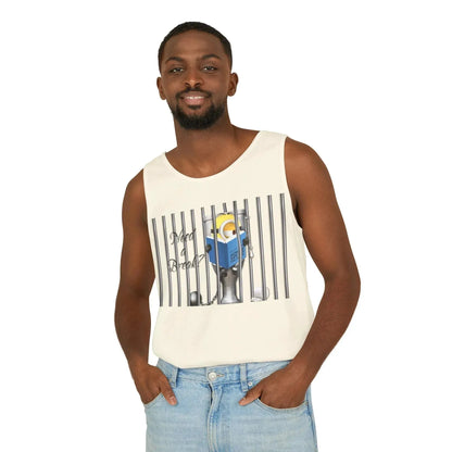 Minion In The Jail Unisex Garment-Dyed Tank Top - Vkamian