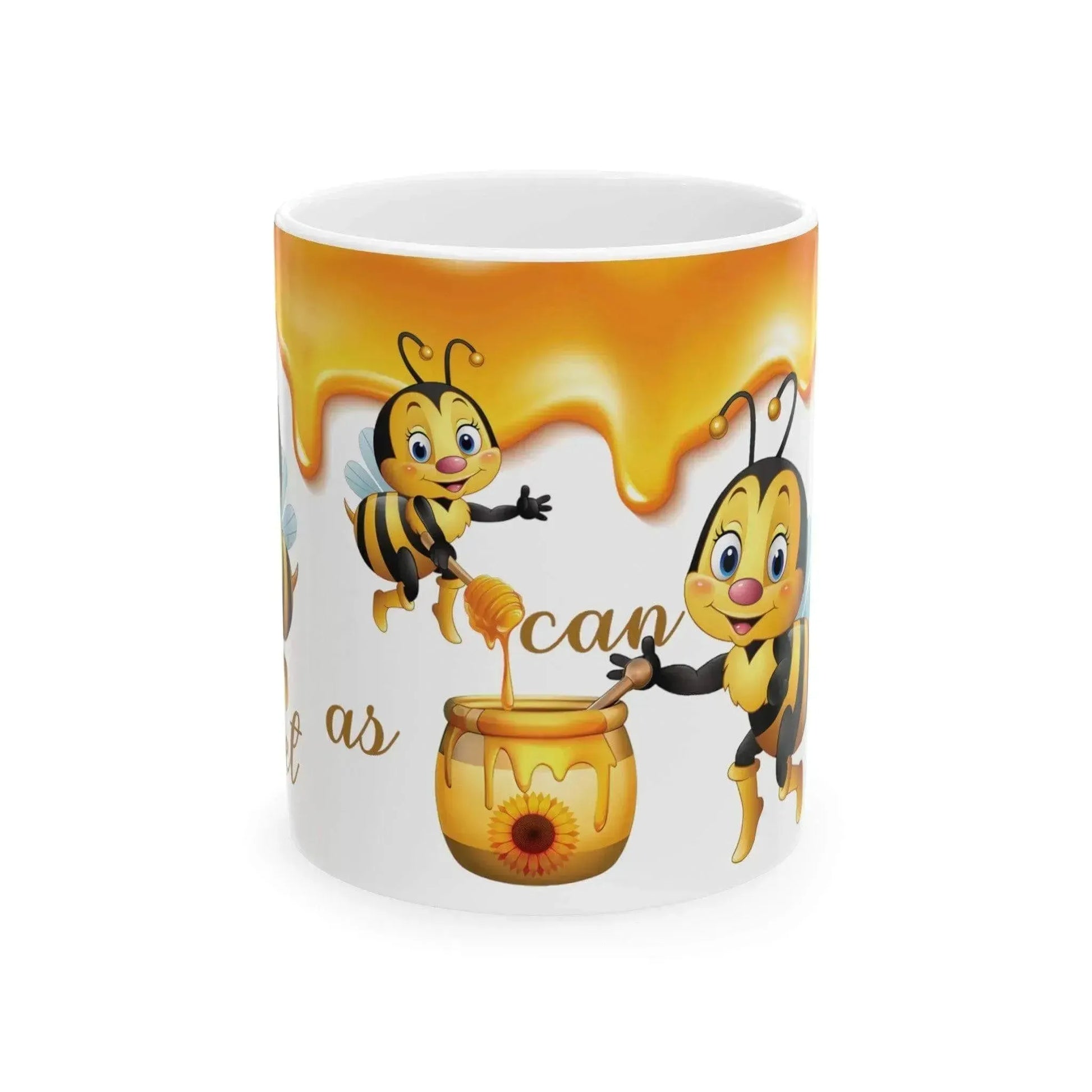 Natural World Honey Bee Ceramic Mug, (11oz, 15oz) - Vkamian