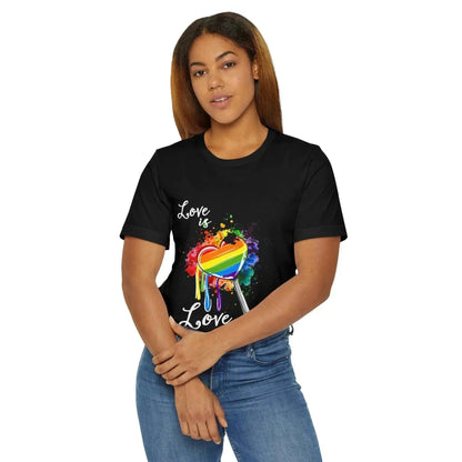 Pride Is Love Unisex Jersey T-Shirt For LGBT - Vkamian