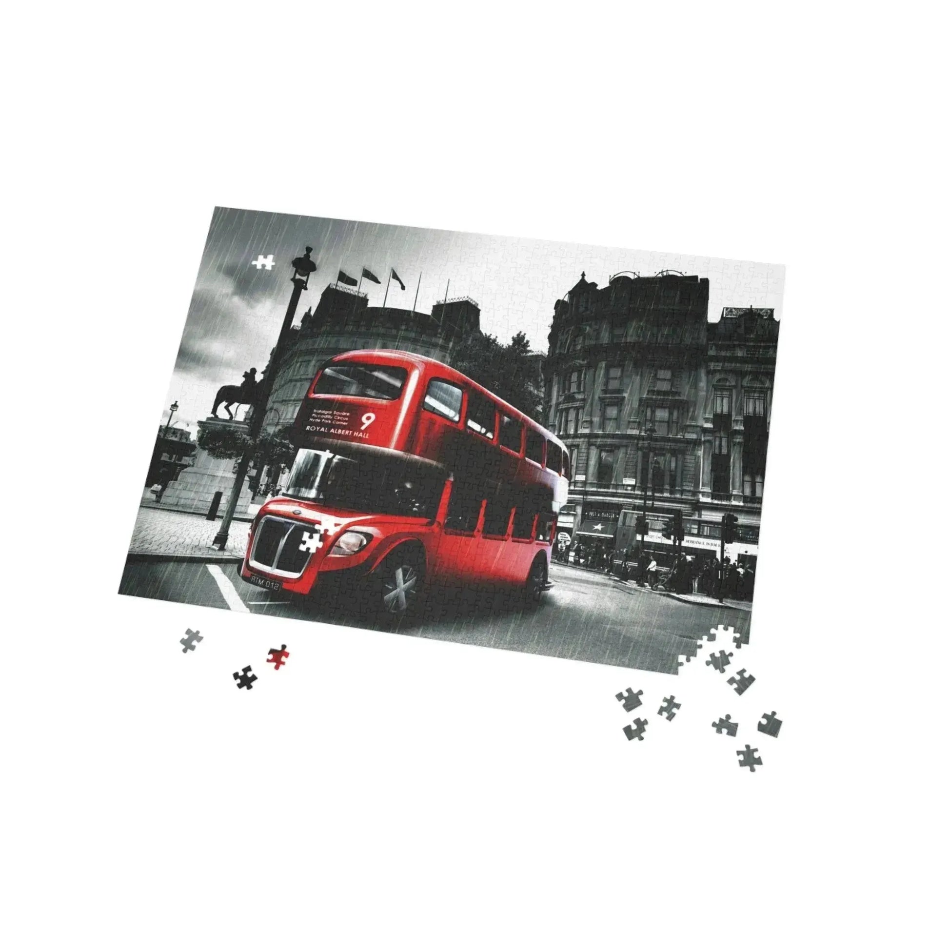 Signature Red Bus In London Puzzle 1000 Pieces - Vkamian