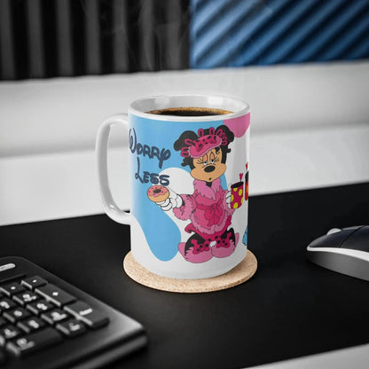 Sleepy Mickey Minnie Mouse Ceramic Mug - Vkamian