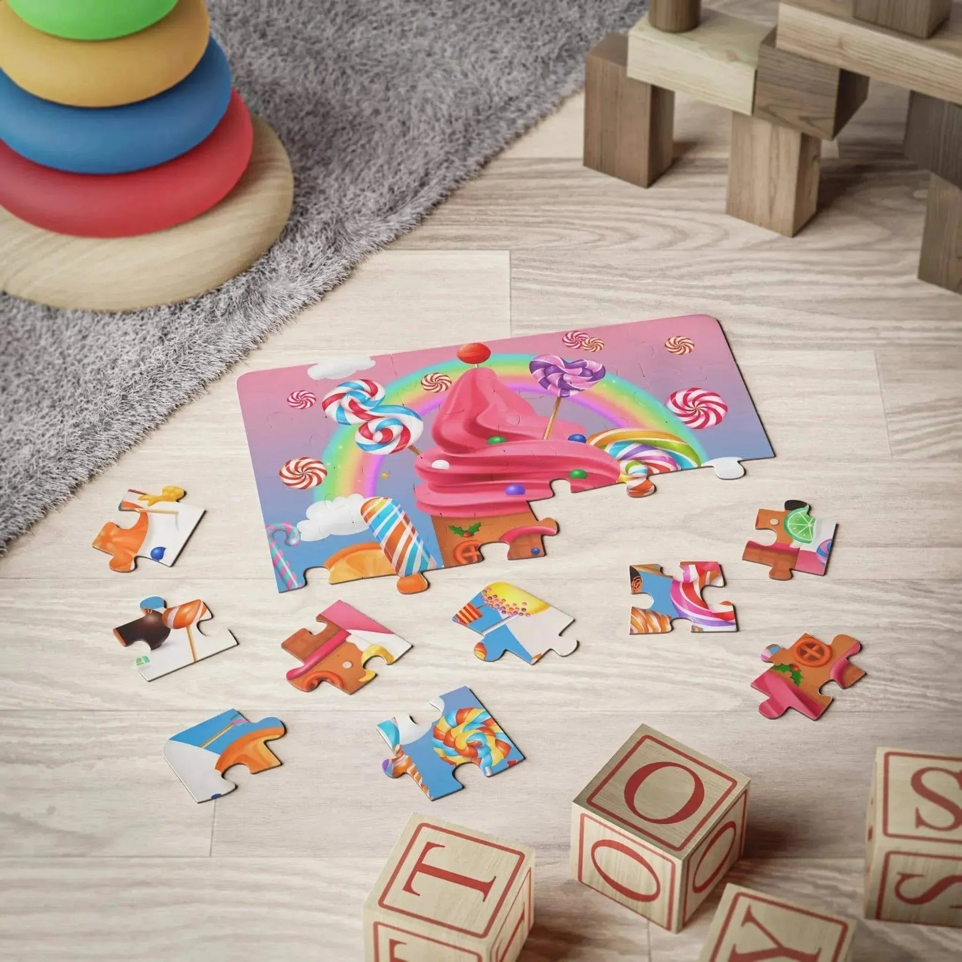 Sweet Candy House Kids' Puzzle 30 Piece - Vkamian