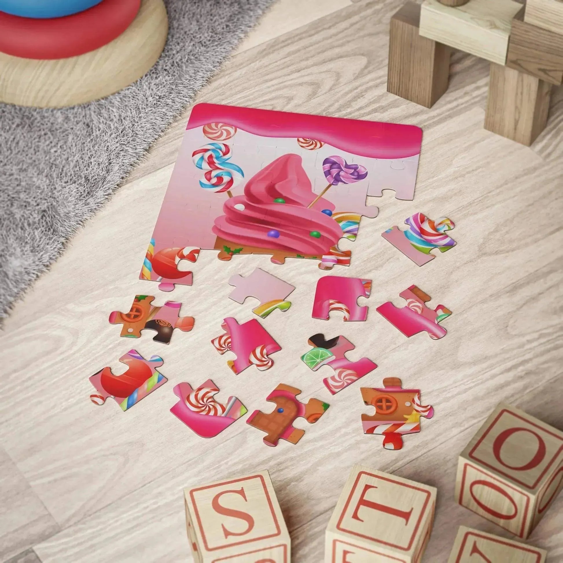 Sweet Candy House Kids' Puzzle 30 Piece - Vkamian