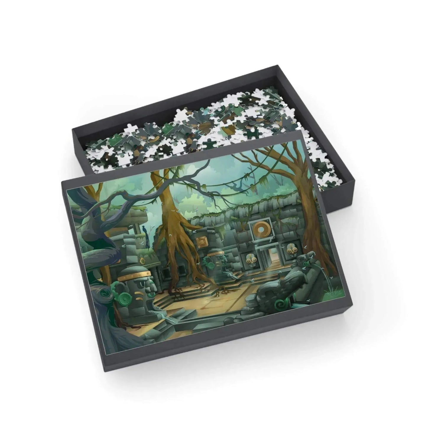 The Jungle Temple Puzzle Box 1000 Pieces - Vkamian