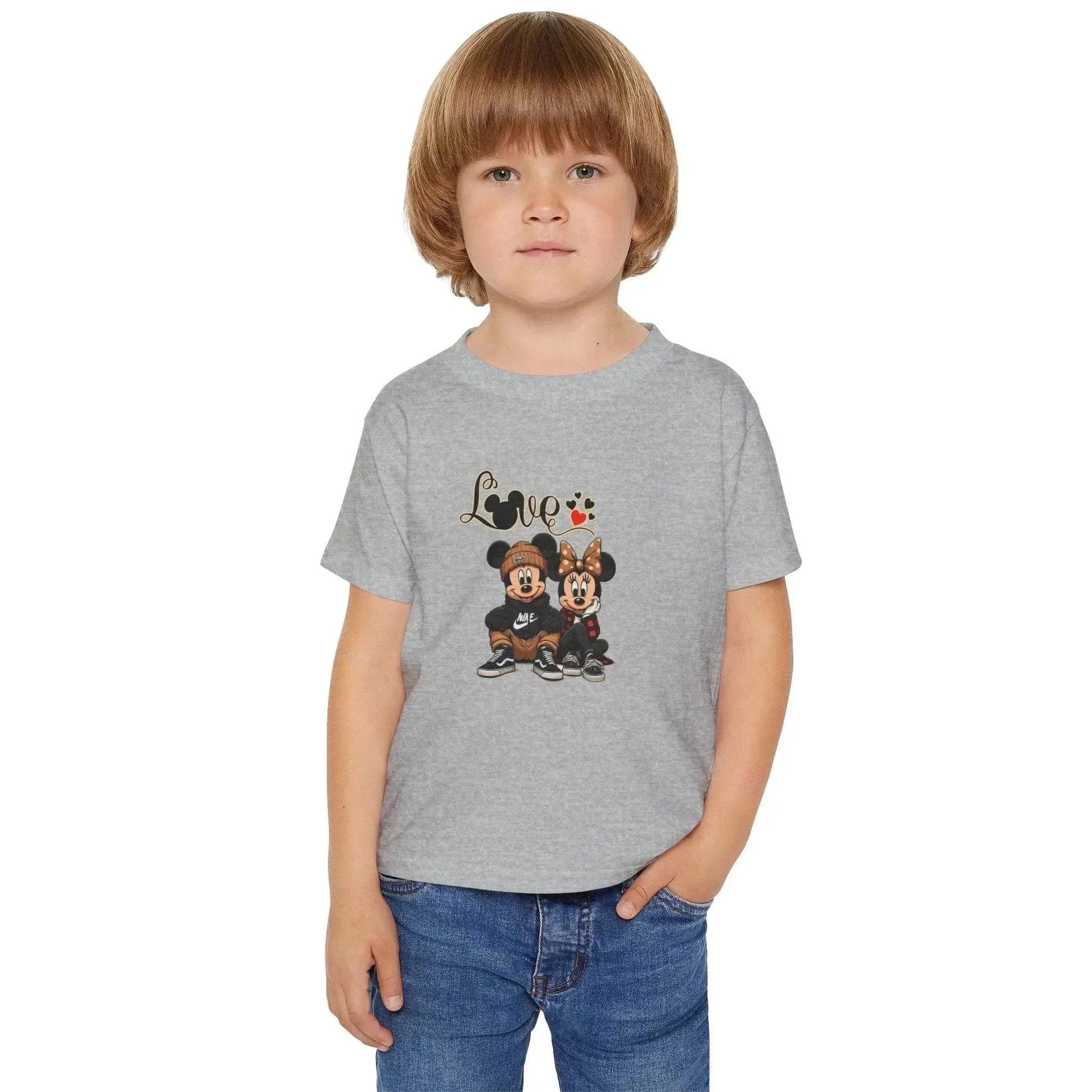 Trendy Disney Friends Love Printed Toddler T-Shirt - Vkamian