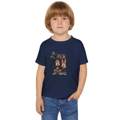 Trendy Disney Friends Love Printed Toddler T-Shirt - Vkamian