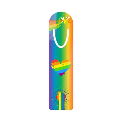 Unique Colorful Power Love Aluminum Bookmark - Vkamian